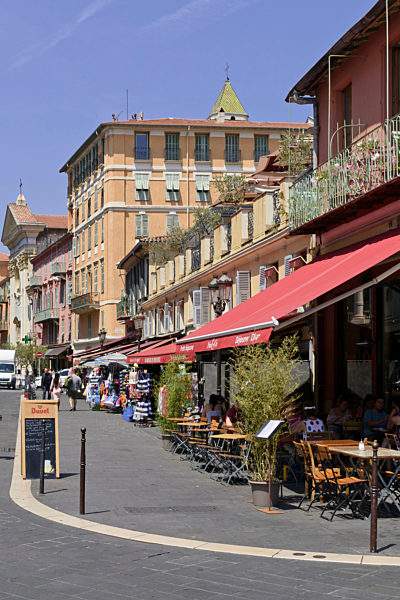 Altstadthaeuser, Nizza, Frankreich