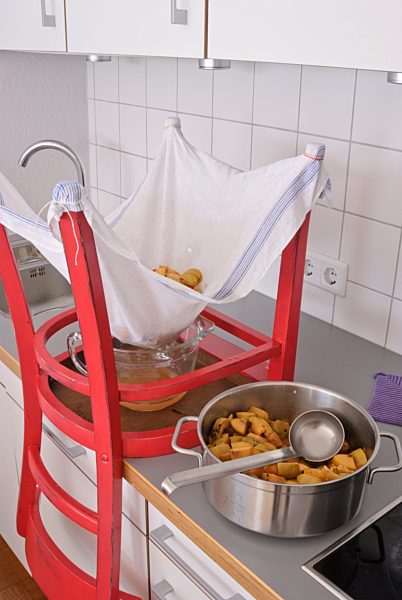 Herstellung von Quittensaft