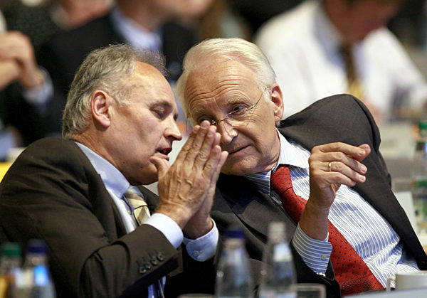 CSU Parteitag - Stoiber und Huber