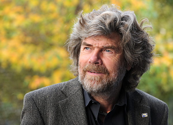Extrembergsteiger Reinhold Messner, aufgenommen am (14.10...