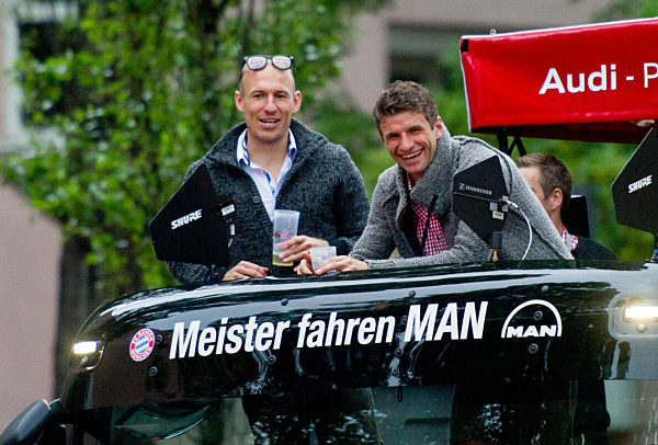 FC Bayern München feiert deutsche Meisterschaft