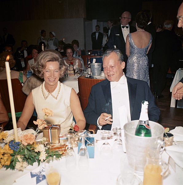 Willy Brandt and wife Rut