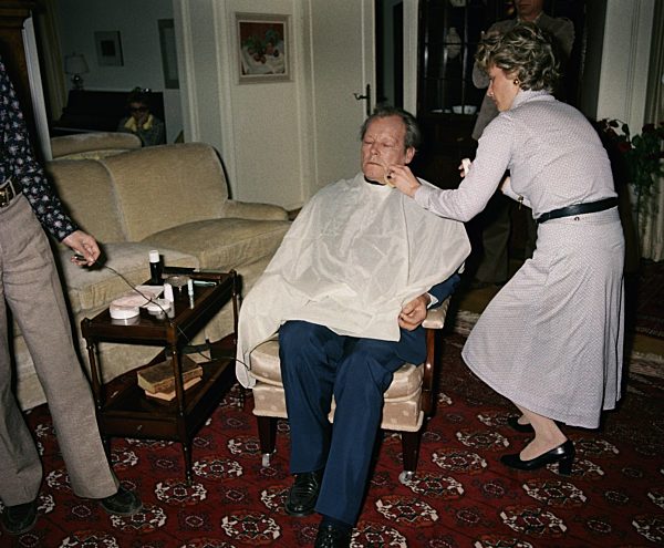 Willy Brandt in der Maske