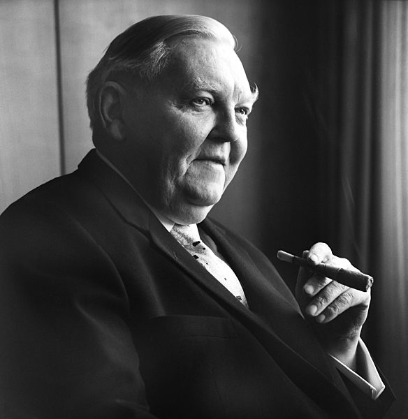 Ludwig Erhard with cigar
