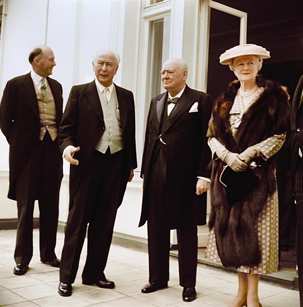 Winston Churchill in Bonn 1956