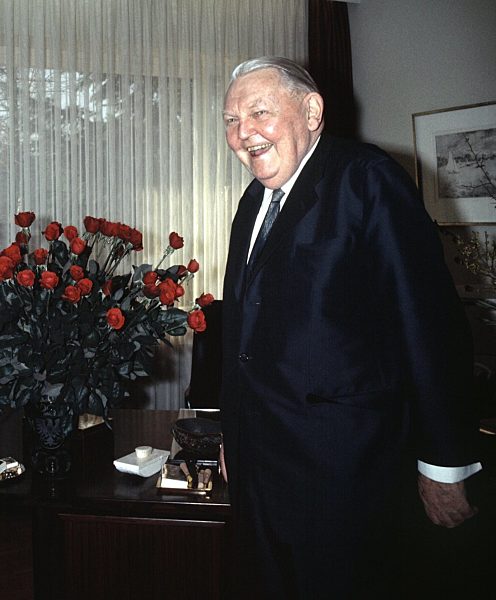 Ludwig Erhard feiert 70. Geburtstag