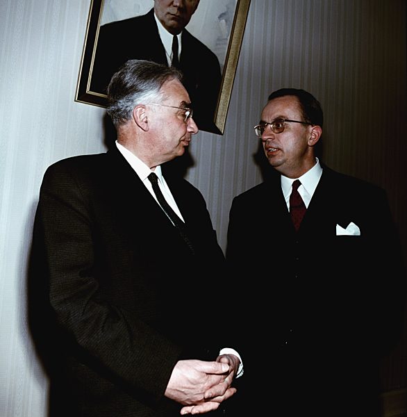 Leonid Sedow und Heinz Kaminski