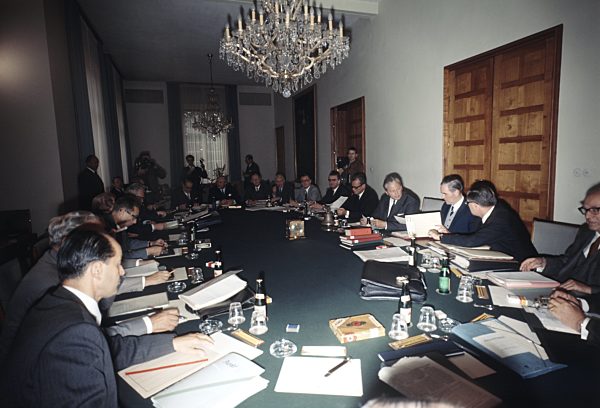 Große Koalition 1966-69 - Kabinett Kiesinger