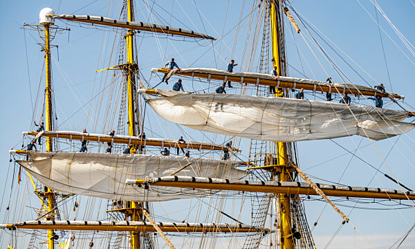 Fortsetzung der Kieler Woche mit der Windjammerparade