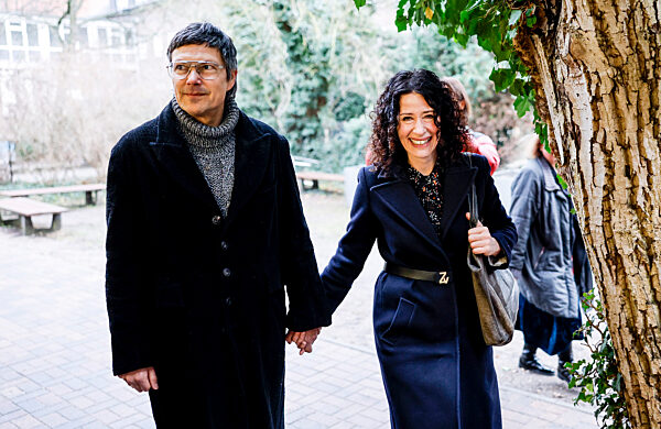 Wiederholungswahl Berlin - Stimmabgabe Jarasch