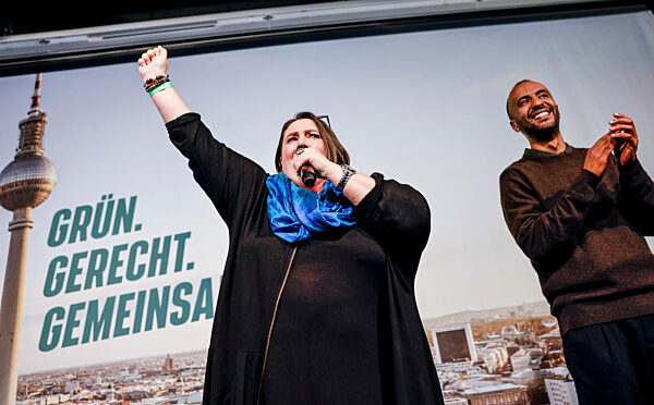 Wiederholungswahl Berlin - Wahlparty Bündnis 90/Die Grünen
