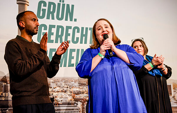 Wiederholungswahl Berlin - Wahlparty Bündnis 90/Die Grünen