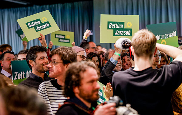 Wiederholungswahl Berlin - Wahlparty Bündnis 90/Die Grünen
