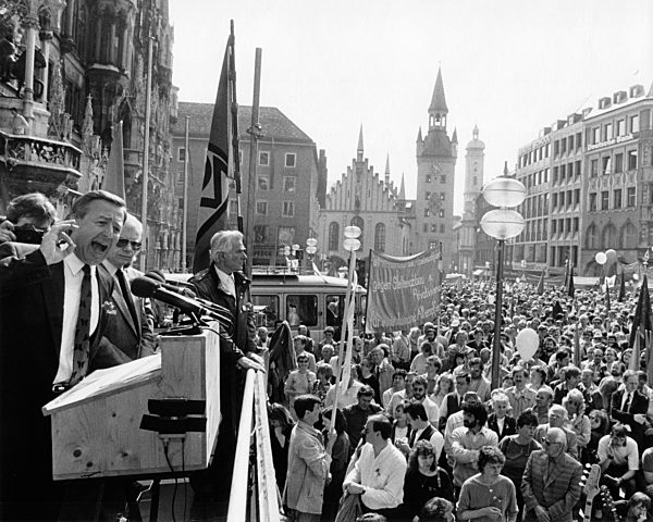May rally in Munich 1987
