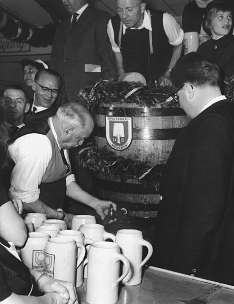 Faßanstich auf dem Münchner Oktoberfest