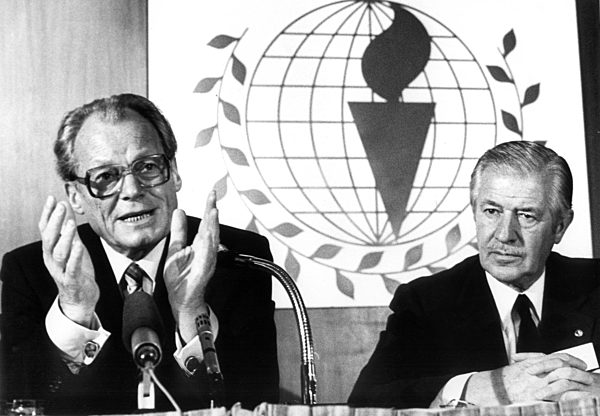 Willy Brandt beim Weltfrontkämpfer-Verband