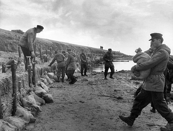Storm flood in Northern Germany