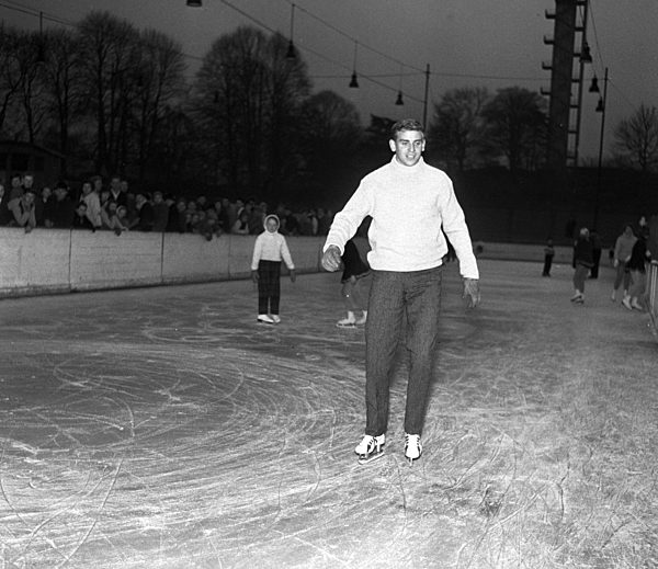 Post-war period: Armin Hary ice-skating