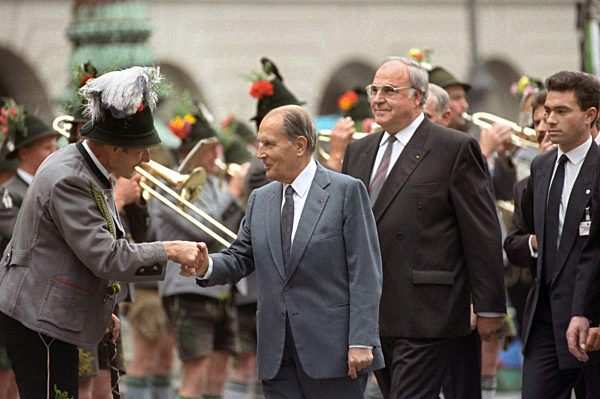 56. Deutsch-französische Konsultationen - Kohl und Mitterrand