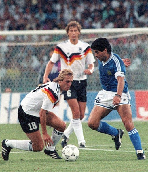 Fußball-WM 90: Finale: Maradona contra Klinsmann