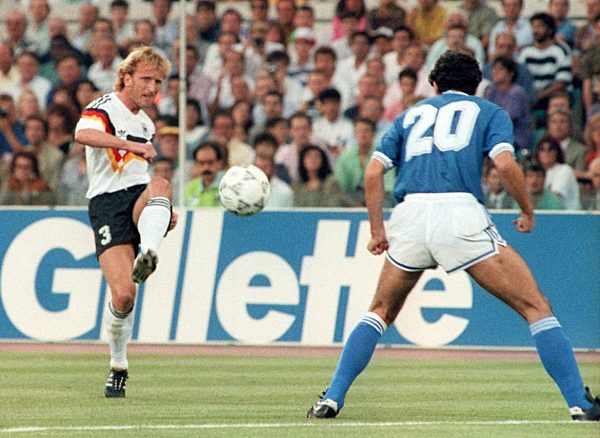 Soccer World Cup 1990: Germany vs Argentina - Andreas Brehme