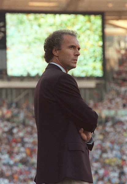 Soccer World Cup 1990: Germany vs Argentina - Franz Beckenbauer