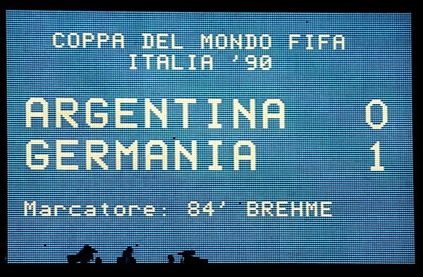 Soccer World Cup Final 1990: Argentina vs. Germany 0-1