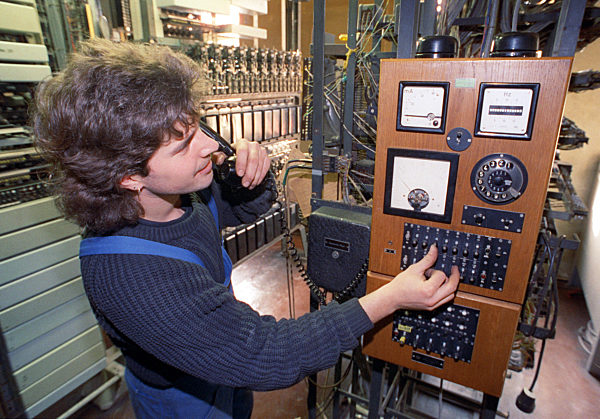 Die älteste funktionsfähige Telefonvermittlung Deutschlands im thüringischen...