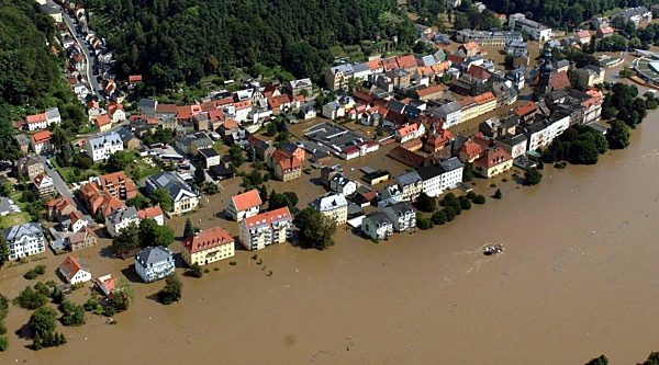 Hochwasser in Bad Schandau
