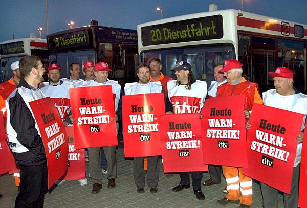 Weitere Warnstreiks von Beschäftigten des Öffentlichen Dienstes
