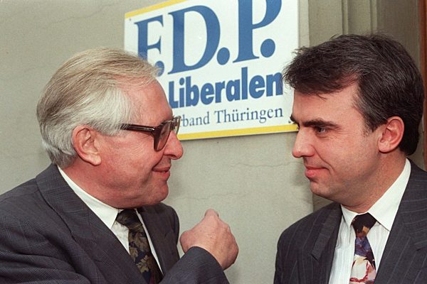Bernhard Vogel und Andreas Kniepert im Gespräch