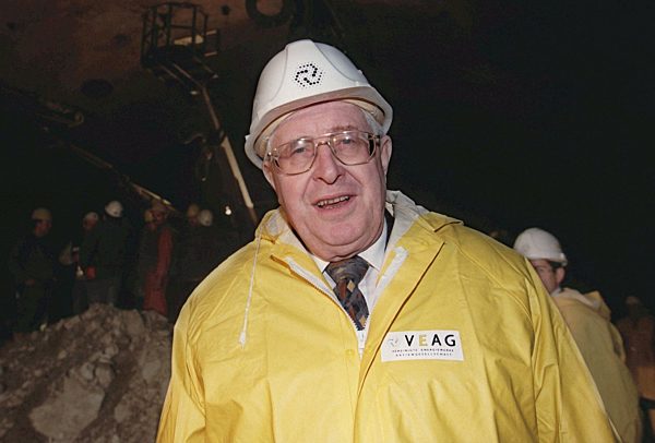 Bernhard Vogel im Pumpspeicherwerk Goldisthal
