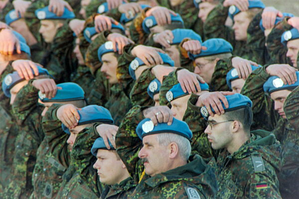 Bosnien-Einsatz - Bundeswehr-Camp in Trogir 1995