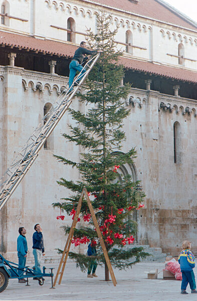 Bosnien-Einsatz - Bundeswehr-Camp in Trogir 1995