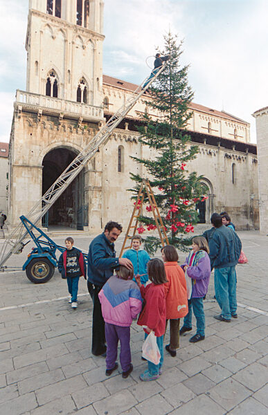 Bosnien-Einsatz - Bundeswehr-Camp in Trogir 1995