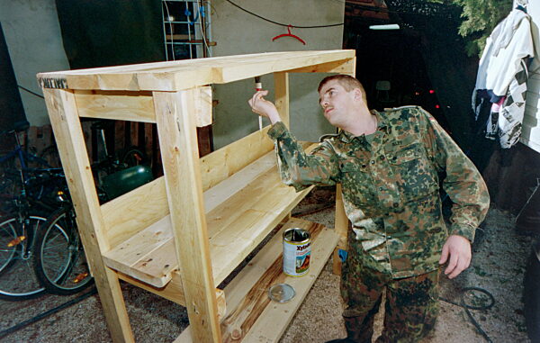 Bosnien-Einsatz - Bundeswehr-Camp in Trogir 1995