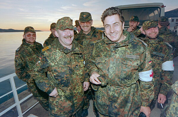 Bosnien-Einsatz - Bundeswehr-Camp in Trogir 1995