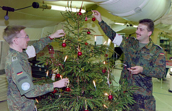 Bosnien-Einsatz - Bundeswehr-Camp in Trogir 1995