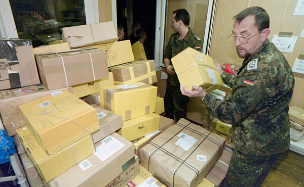 Bosnien-Einsatz - Bundeswehr-Camp in Trogir 1995