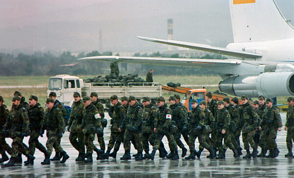 Bosnien-Einsatz - Bundeswehr-Camp in Trogir 1995