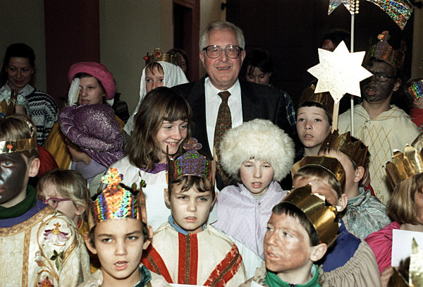 Sternsinger in Erfurt (Archivfoto und Text 1996)