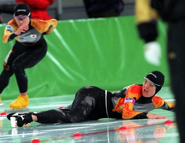 Lillehammer 1994,  Sturz Gunda Niemanns