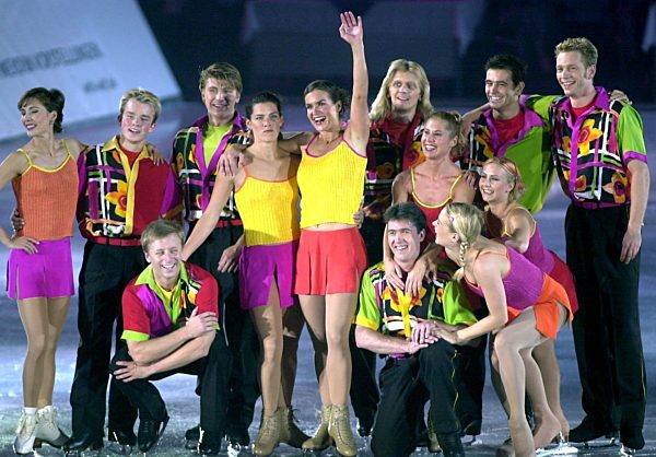 Eiskunstlauf: Katarina Witt inmitten der Show