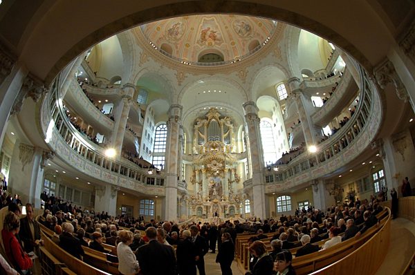 Weihe Frauenkirche  - Übersicht innen