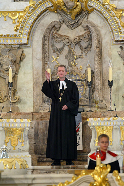 Weihe Frauenkirche - Landesbischof  Bohl
