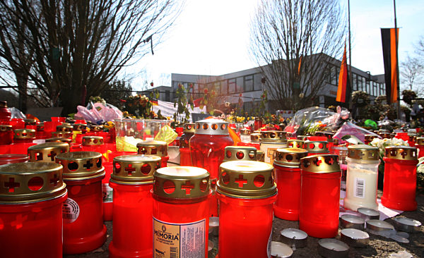 Amoklauf Winnenden - Kerzen
