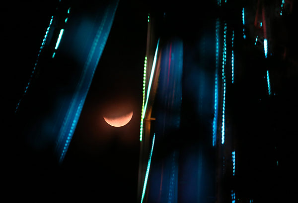 Partielle Mondfinsternis - Bayern