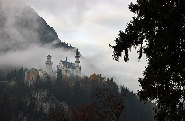 Herbstliches Schloss Neuschwanstein