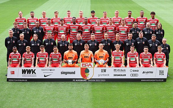 Mannschaftsfototermin FC Augsburg