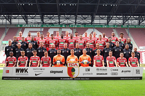 Mannschaftsfototermin FC Augsburg